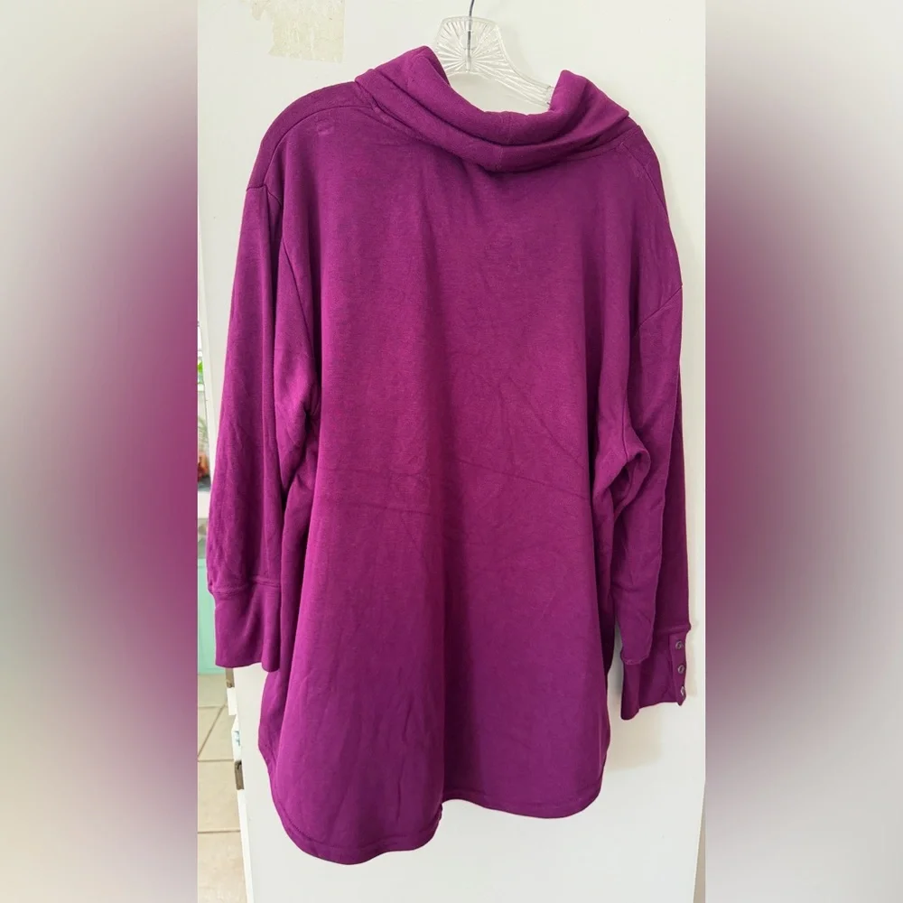 NWT JANE + DELANCEY Elegant Cowlneck Sweater Size 1X w Callout